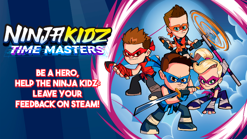 NINJA KIDZ: TIME MASTERS - Be a Hero, Help the Ninja Kidz on Steam ...