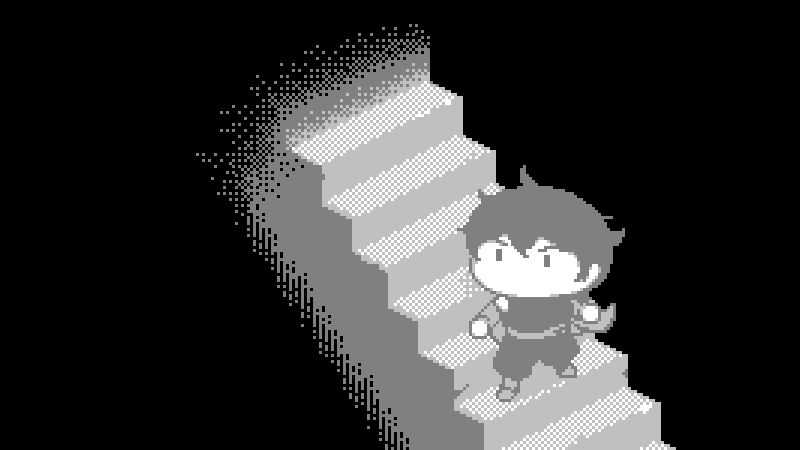 Stranger from omori pixel art