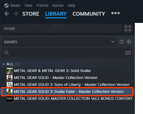 METAL GEAR SOLID 3: Snake Eater - Master Collection Version on Steam