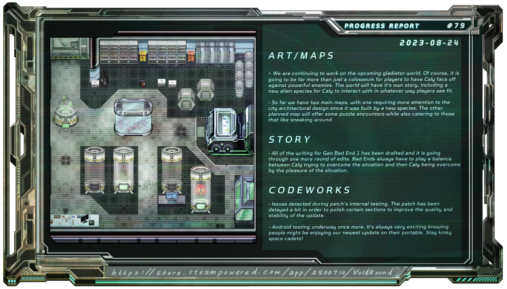 Update Five for Doomness Combat, a Doom inspired Madness game. A large  update with multiple new weapons, a cosmetic overhaul to a couple previous  areas, and the best part, hotdogs! Changelog and