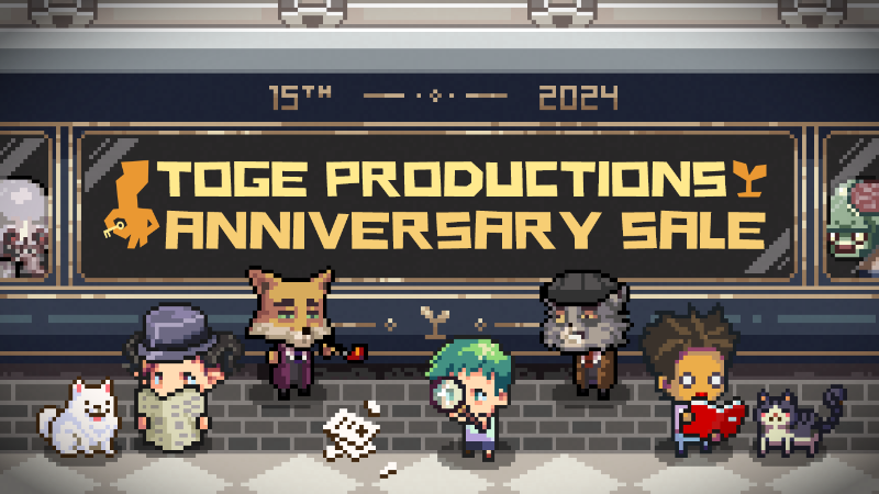 Toge Productions Anniversary Sale 2024