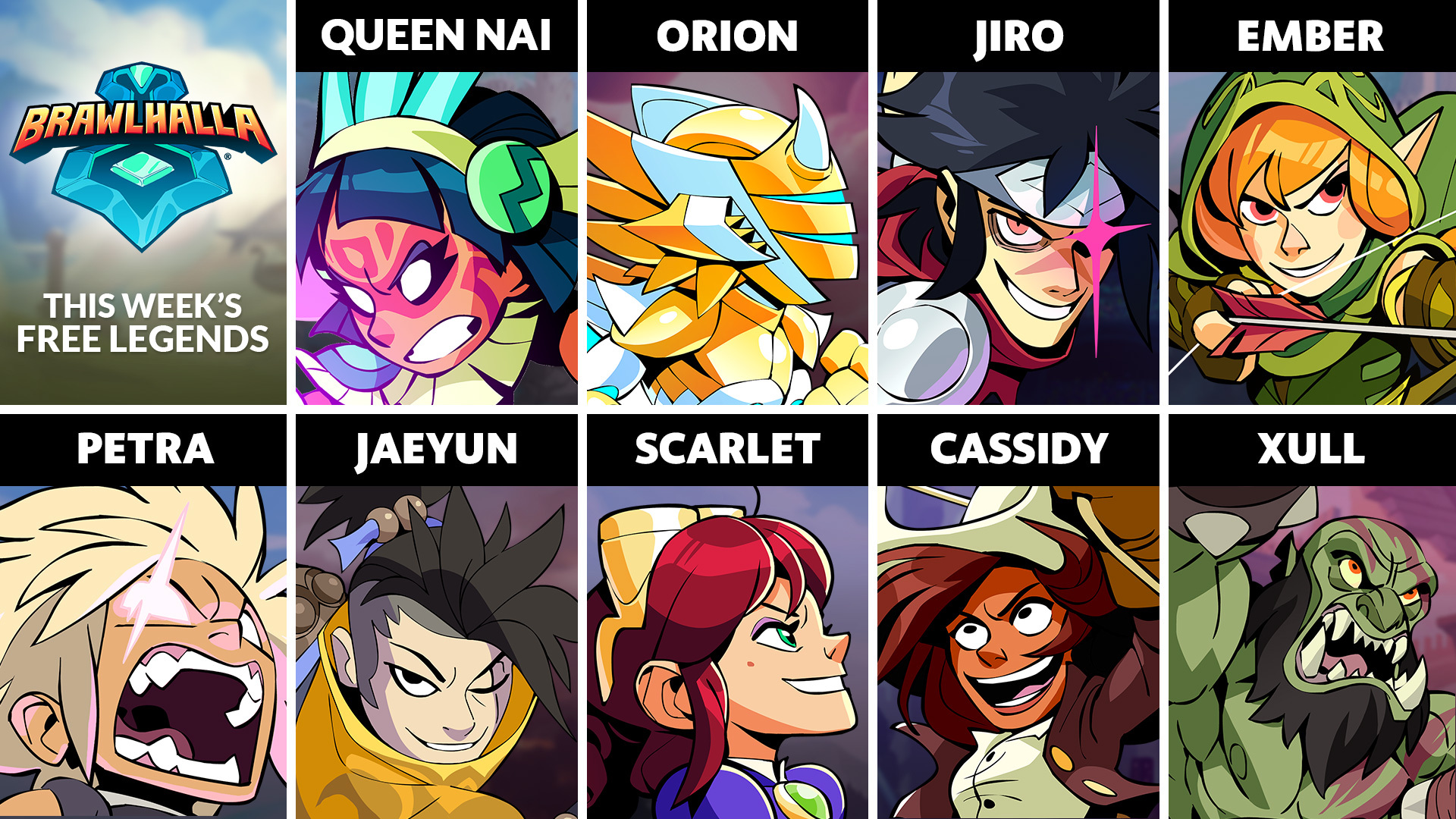 New Legend, Volleybrawl, Boomerang, and More! · Brawlhalla update