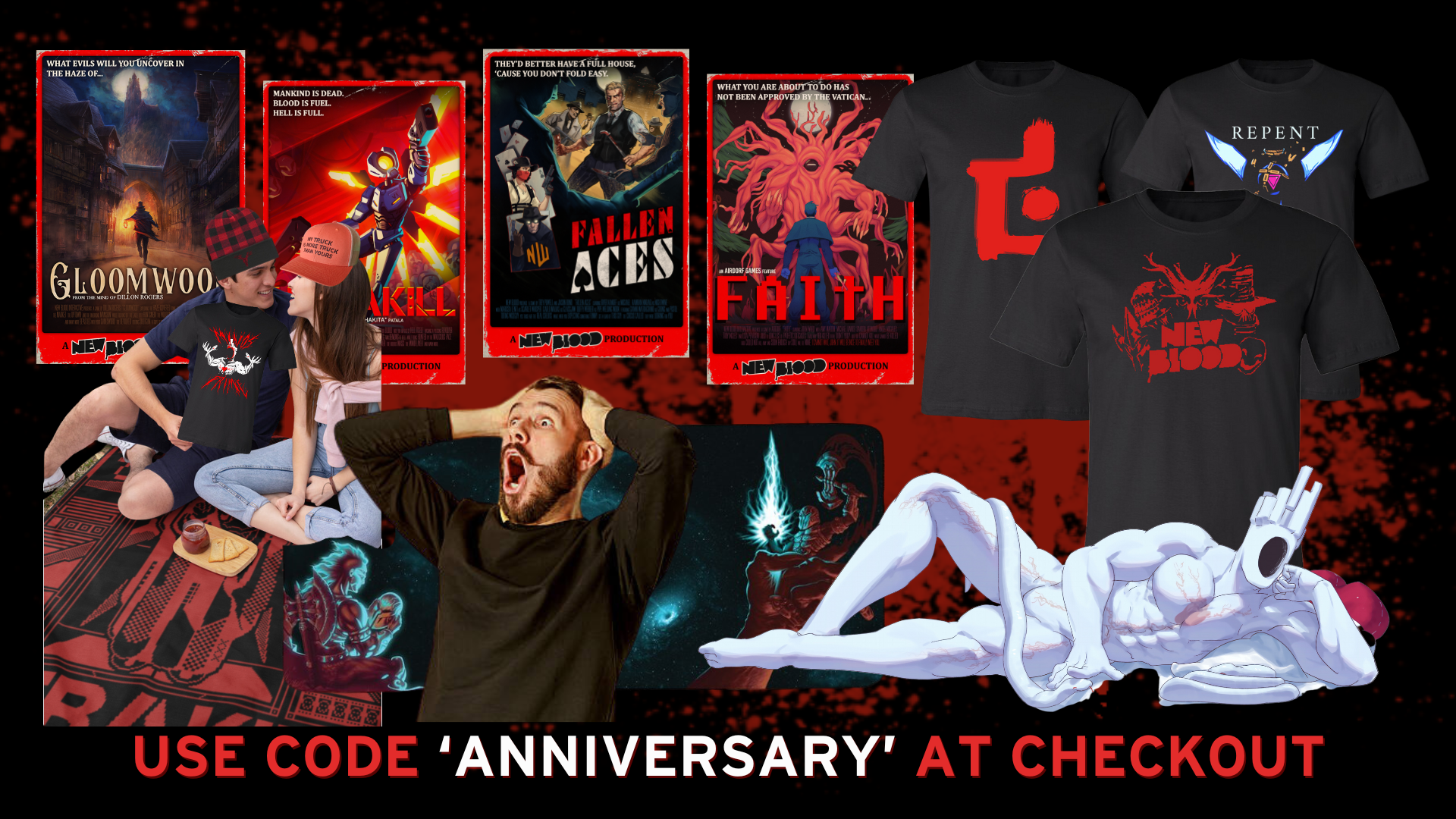 New Blood 10 Year Anniversary Sale