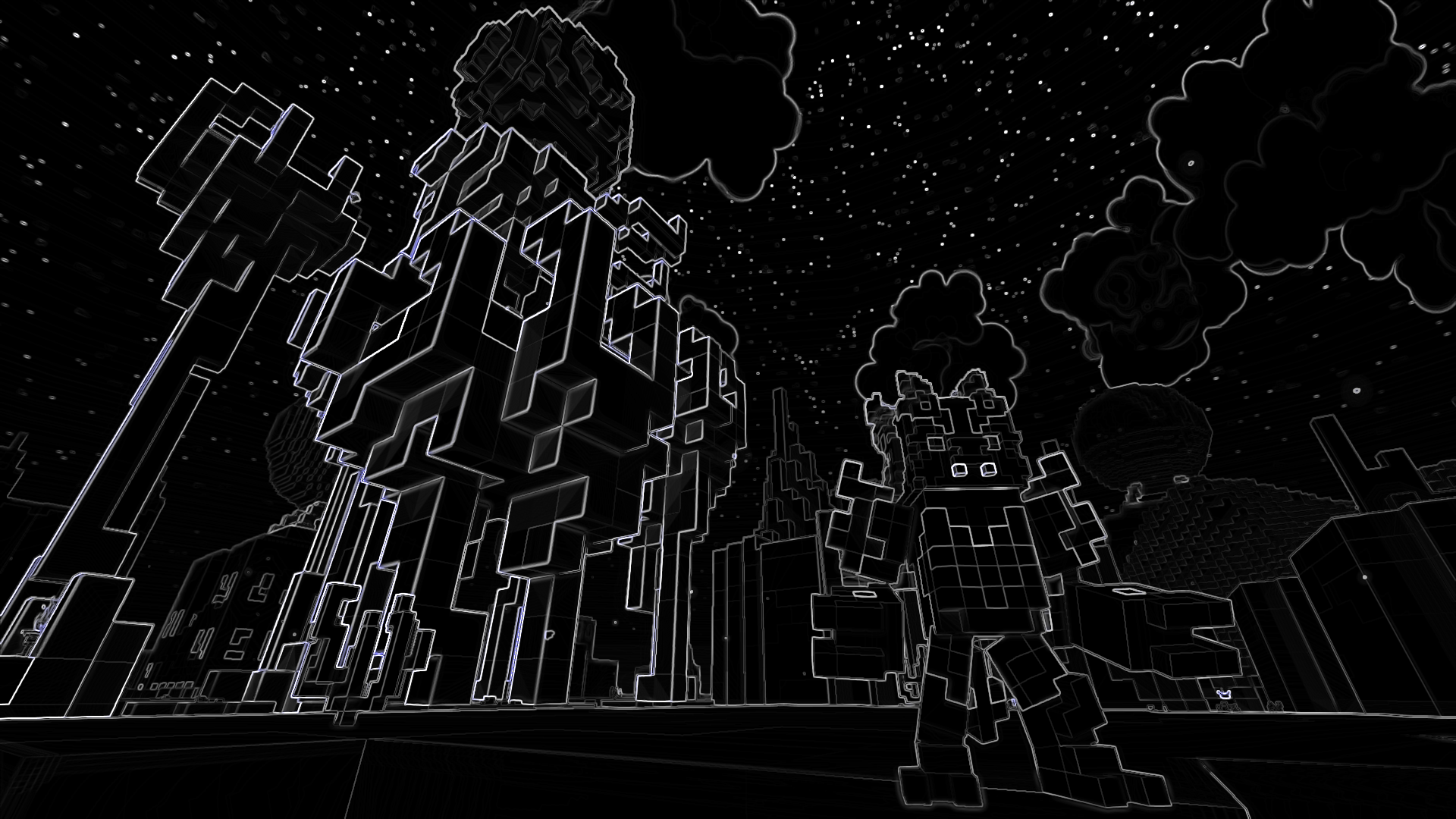 Minecraft Wither Storm Coloring Pages - 2 Free Coloring Sheets